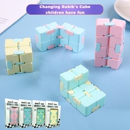 Flip Pocket Dice Cube Creative Finger Cube Stress Relief Transformable Infinite Cube Puzzle Toy