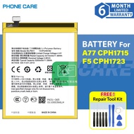 COMPATIBLE FOR Oppo F1 F1S F5 F7 F9 F11 PRO PLUS A35 A59 A77 BATTERY REPLACEMENT BATERI FREE TOOLS