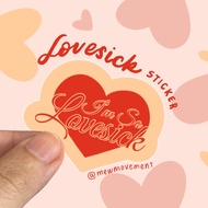 Lovesick Sticker, Laufey Decorative Waterproof Sticker, Bewitched Sticker, Vinyl Laptop Sticker, Mat