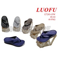 LUOFU E7203-j5w Imported Men's Rubber JELLY Flip Flops