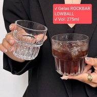 Short ROCKBAR GLASS 275ml (1pcs) Whiskey Glass/ Scotch Cognac Aesthetic Glass KIMGLASS HAVANA