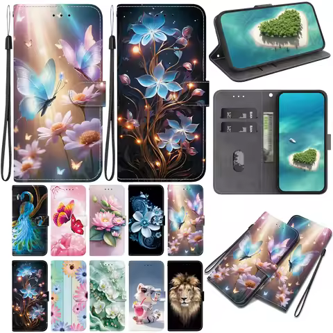 Stand Flip Wallet Case For Honor X5 X5B Plus X6a X6B X6C X7A x7b X7C X8a X8B X8C X9A X9B X9C X60i Ca