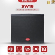 terlaris Subwoofer Aktif baretone SW18 18 inch speaker sub woofer