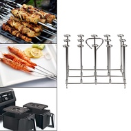 Suitable for Ninja Foodi DZ201 Air Fryer Accessories Stainless Steel Rectangular Grill with Baking N