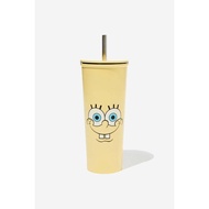 TYPO Spongebob Metal Smoothie Cup Typo Bottle Double walled STAINLESS STEEL tumbler