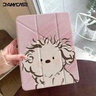 DANYCASE เคสป้องกันแบบพับได้โปร่งใส เข้ากันได้กับ Ipad A16 2025, Air 11/13, M2/M3, Pro 11/13, M4 202