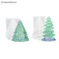 thewoodfamer Christmas Tree  DIY Crystal Epoxy Resin Mold  Decoration Ornament Silicone Mold Crafts Table Decoration Resin Mold Home Decoration Casg Tools EN