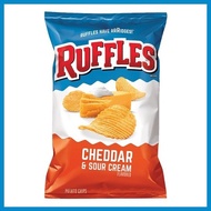 ☍ ◨ ∰ RUFFLES RIDGES POTATO CHIPS 184G