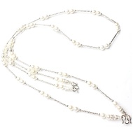 T Thailand Hall Amulet Chain Thailand Amulet Chain Double Hanging Imitation Pearl Amulet Chain