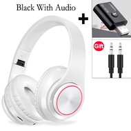 DISOUR B39 Wireless Bluetooth Earphone Color LED Lights Game Stereo Music Wireless Headphone Portabl