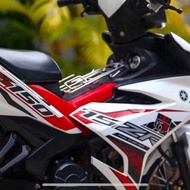 Tem rời ex 150 Y15 ZR đỏ dán xe trắng