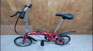 網上最低價 Dahon Gemini UNO Foldable Bike 16'' 大行紅色摺疊單車 / 最低價