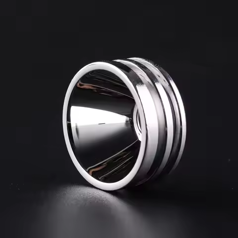Smooth / Orange Peel Reflector for Convoy S21A S21B S21E Flashlgiht Size 23.1*11.6mm, Bottom Hole 7m