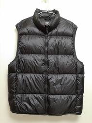 #包順豐 baleno men minimal plain black premium windproof water repellent down vest sleeveless jacket 全新男裝黑色防風防潑水羽絨背心馬甲褸外套