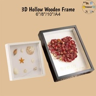 Hollow Frame 3D Frame DIY Handcraft Dried Flower Decoration Wall Frame Wedding Photo Frame