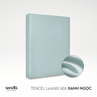Ga giường 1m4 Lụa TENCEL cao cấp trơn màu bo thun drap trải nệm 1m4x2m 100% Lyocell 60s TC300 - Sen