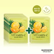 [BUY 5 + 2 ] BARONESS Vitamin-C Mask Sheet