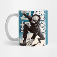 Six Eyes Chad Poster - Jujutsu Kaisen Gojo Satoru Tea Mug