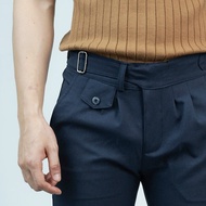 NEW PRODUCT MUBENG - GURKHA POCKET PANTS SEMI WOOL ADJUSTABLE