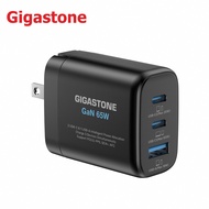 【Gigastone】65W PD+QC 氮化鎵GaN Power Go 三孔快速充電器(PD-7653)-黑色