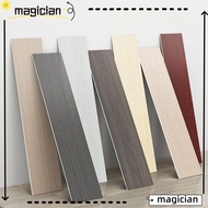 MAG Skirting Line, Living Room Windowsill Floor Tile Sticker, Home Decor Wood Grain Self Adhesive Waterproof Corner Wallpaper