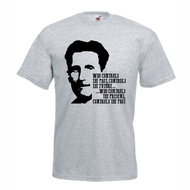 George Orwell เสื้อยืดลําลอง แขนสั้น พิมพ์ลายฟาร์มสัตว์ คุณภาพสูง แฟชั่นสําหรับผู้ชาย 1984