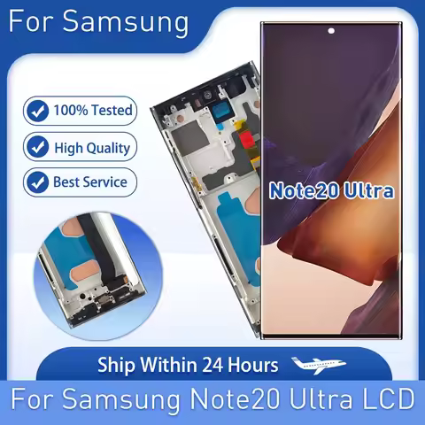 6.9" AMOLED For Samsung Note20 Ultra 4G/5G LCD display touch screen digitizer For SamsungNote20Ultra