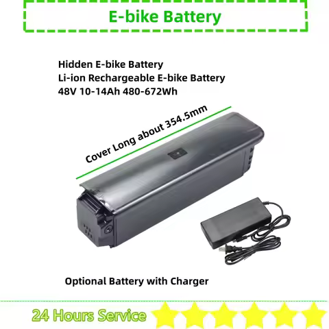 Electric Moutain E-bike Battery 750W Peak 1000W 48V 14Ah 12.8Ah 10.4Ah 10Ah Compatible for Pexmor 27