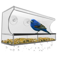 Window Bird Feeder Wild Bird Feeder Transparent Window Bird Feeder Exquisite Bird Watching Gift