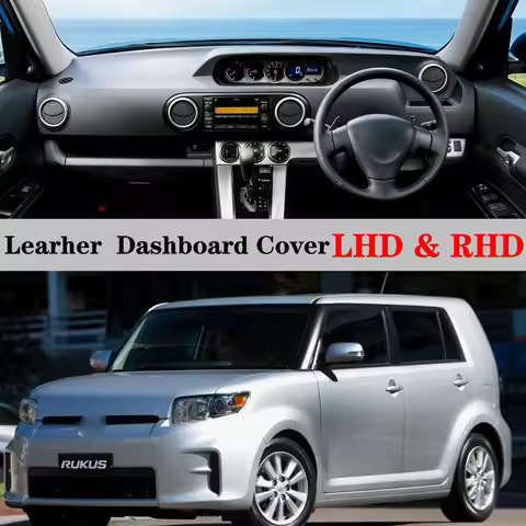Dashboard Dash Mat Cover PU Leather Pad Sunshade Anti-UV Accessory For Toyota Corolla Rumion Rukus E