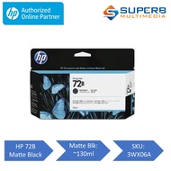 Hp 72B Matte Black DesignJet Ink Cartridge [3WX06A] / Replacement 72 [C9403A]