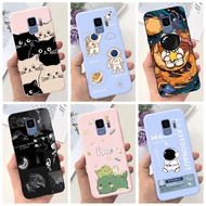 For Samsung Galaxy S9 Plus Case SM-G965F Cute Astronaut Cat Shockproof Silicone Soft TPU Phone Cover For Samsung S9+ S9Plus Casing