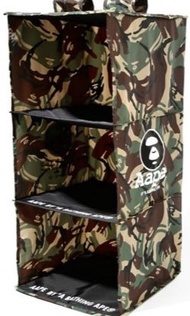 AAPE 迷彩衣櫃收納掛袋/Hanging closet organizer