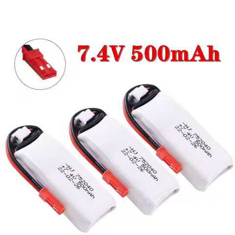 HJ 2S 7.4V 35C 500mah Lipo Battery For Radiolink A560 Fixed Wing Rc Car RC Toys Model Parts With JST
