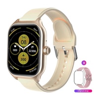 【ของแท้100%】2025 ใหม่ Hauwei นาฬิกาสมาร์ทสัมผัสได้เต็มจอ เครื่องวัดอัตราการเต้นของหัวในาฬิกาอัจฉริยะ