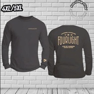Jumbo 4XL T-Shirt 5XL/ Men's Long Sleeve Distro T-Shirt Premium Unisex FourlightOriginal