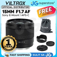 Viltrox AF 15mm f/1.7 Air Series Sony E-Mount APS-C Wide Angle Prime Lens for Mirrorless Cameras