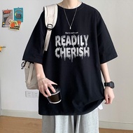 COD 2026 American All-Match Retro Black Five-Point Short-Sleeved t-Shirt Men oversize Youth Small Ne