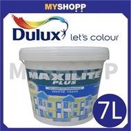 Dulux Maxilite Plus 7L 15245 White Paints Ceiling Dinding Cat Dalam Rumah Interior Wall [Ready Stock]