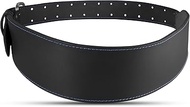 ABRIX Leather Tool Belt - Adjustable 32 to 50 Inches, 4mm Thick, 3.5 Inches Wide, Padded Foam for Co