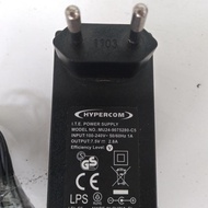 adaptor 7,5v 2,8a hypercom model MU24-9075280-C5 bekas original