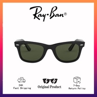 【1 year warranty】 Ray-Ban Wayfarer - RB2140F 901 - Sunglasses