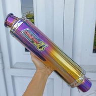 SLINSER SLINCER SELENSER SLENSER SLENCER KNALPOT RACING ORIGINAL DINDIN4 TIPE BULAT BLUEMOON  Kou da