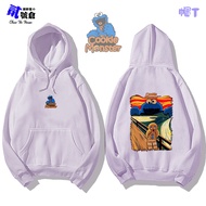 Warehouse No. 2 Biscuit Monster Sesame Street Gingerbread Man Hat T Long Sleeve Top Clothes European