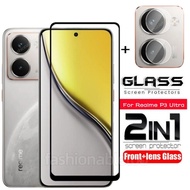 For Realme P3 Ultra 2025 2 in 1 Screen Protector Tempered Glass Film For Realme P3 Ultra P 3 RealmeP