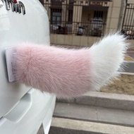 Electric Vehicle Rotating Tail Voice Control Remote Control Imitation Fox Plush Electric Motorcycle 
