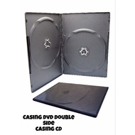 DVD CASE CD CASE/ BLACK DOUBLE SIDE CD BOX/