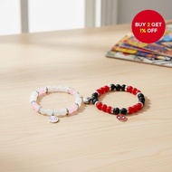 Couple Lovers Braided Rope Magnetic Alloy Bracelet Set with Spider-Man 2-Piece Handmade Design  Set 