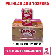 Tango Wafer STRAWBERRY - (HARGA 1 KARTON ISI 12 BOX)