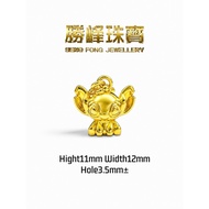 SF 916 6D 全金史迪奇吊坠 Full Gold Stitch Pendant/100%AUTHENTIC 916GOLD(KT1120)